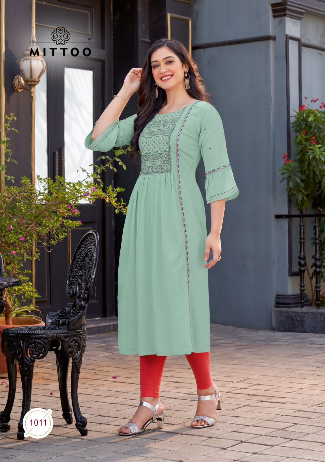 Sargam Vol 2 Mitto Rayon Designer Kurtis Catalog